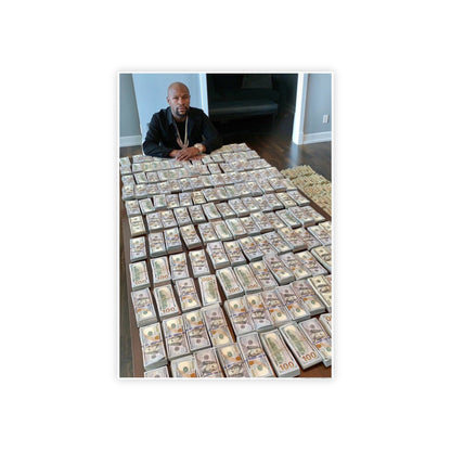 $1000000 MONEY FLOYD MAYWEATHER POSTER