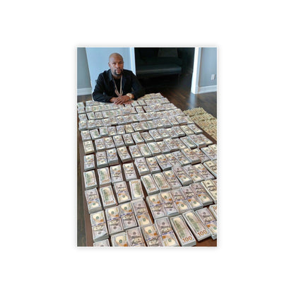 $1000000 MONEY FLOYD MAYWEATHER POSTER